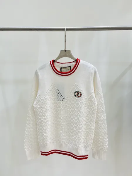 Gucci Diamond Knit Sweater Navy - 11