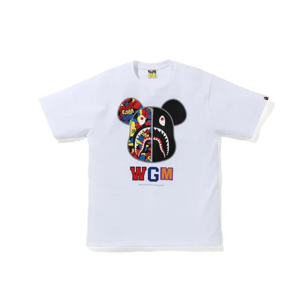 A Bathing Ape ABC Camo Monkey T-Shirt White - 11