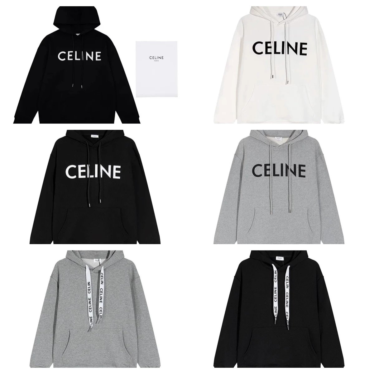 Celine Black Hoodie,