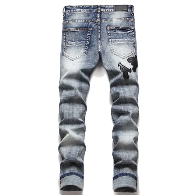 AMIRI Jeans Distressed Graphic Patch product detail image 12