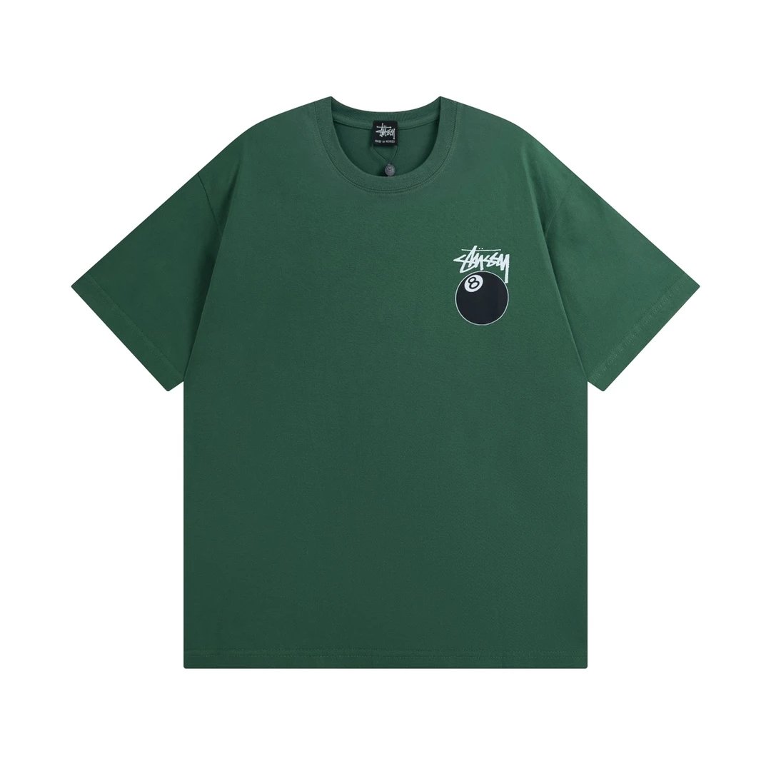 Stüssy 8-Ball Graphic T-Shirt Light Green T-Shirt - 13