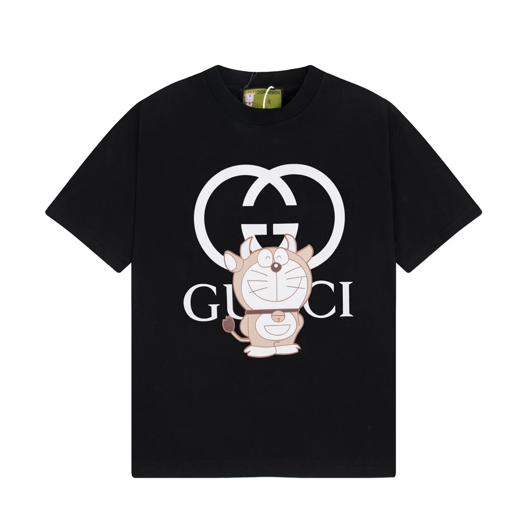Gucci Web Stripe Logo T-Shirt Black - 12