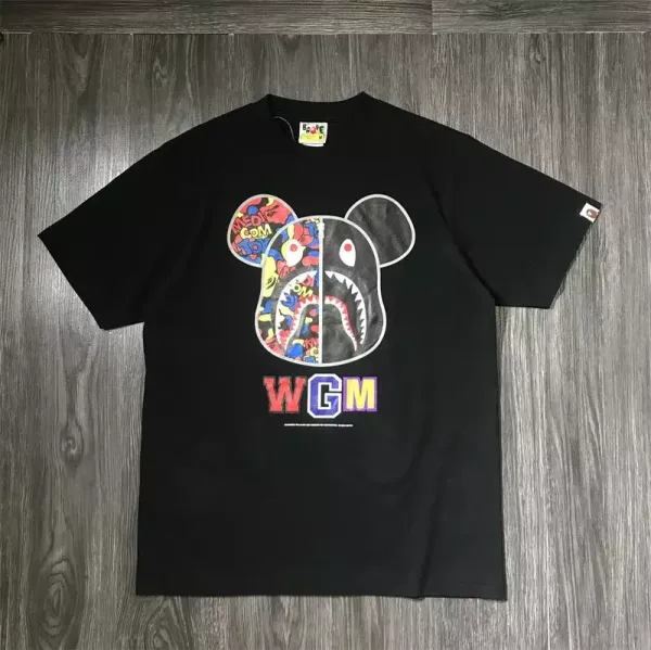 BAPE Sakura Ape Head Black T-Shirt - 13