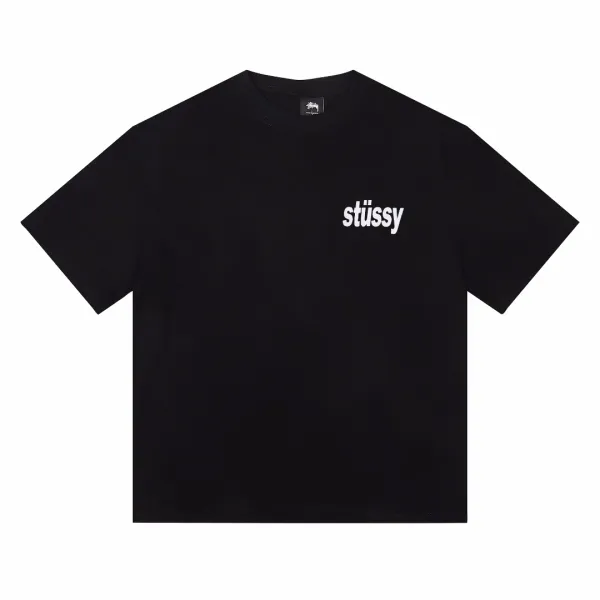 Stüssy Floral Collage Navy T-Shirt - 13