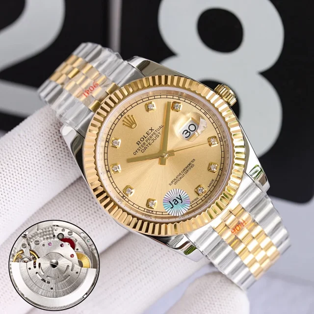Rolex Watches Oyster Perpetual Datejust two-tone bracelet watch product detail image 11