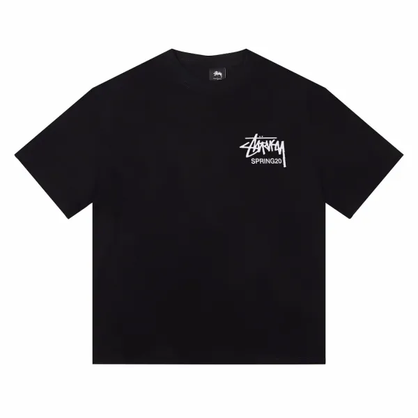 Stüssy Floral Collage Navy T-Shirt - 12