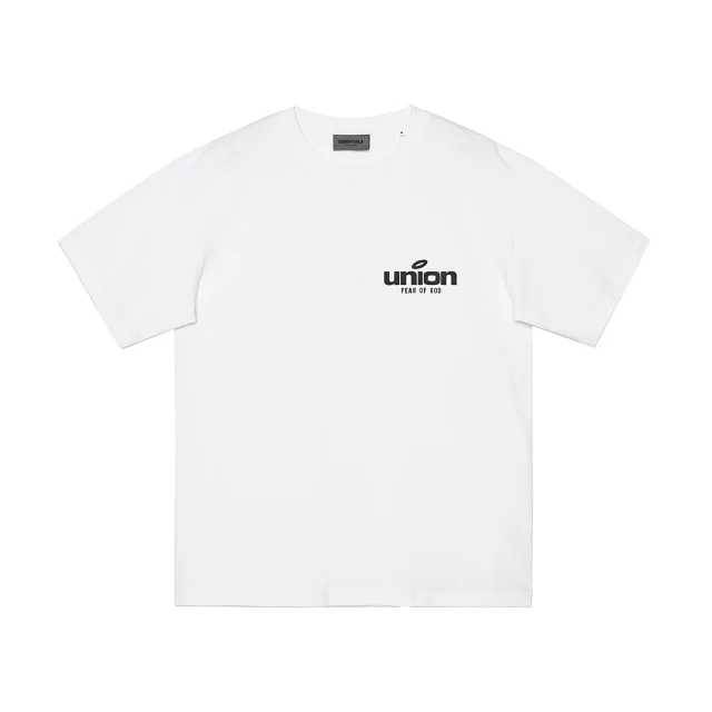 ESSENTIALS T-Shirts Oversized crewneck short-sleeve T-shirt with Fear of God print product detail image 12