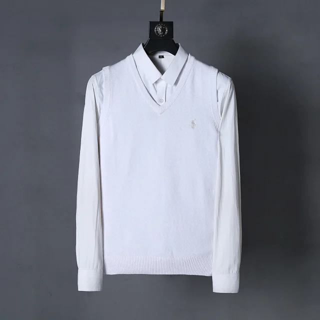 Polo Ralph Lauren Knitwear Quarter-Zip Striped Knit Sweater product detail image 12