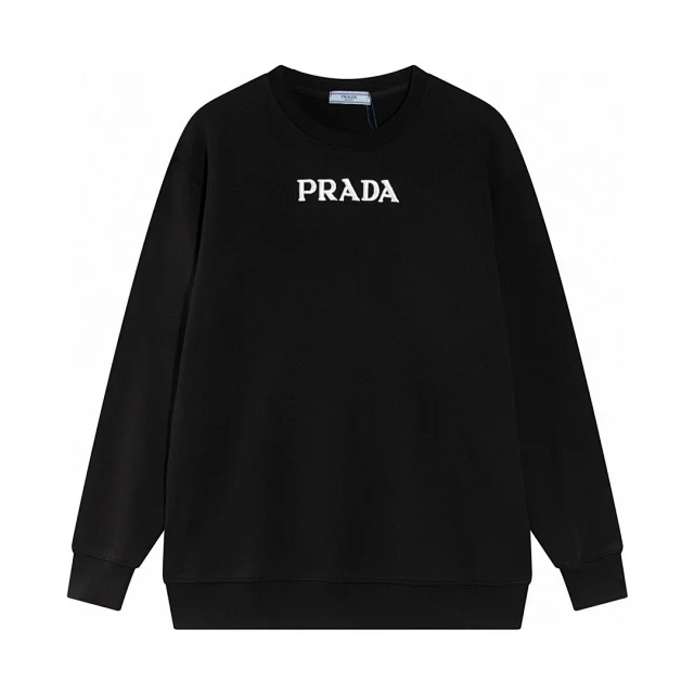Prada Hoodies & Sweatshirts Crewneck logo sweatshirt product detail image 13