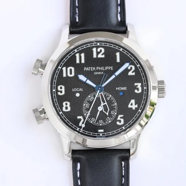 Patek Philippe Calatrava Weekly Calendar Blue Dial Gold Mechanical Watch Watches - 12