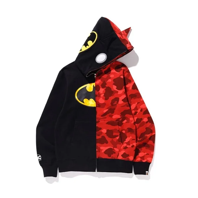 A BATHING APE Hoodies & Sweatshirts Shark Full Zip Hoodie with Camo Print product detail image 13