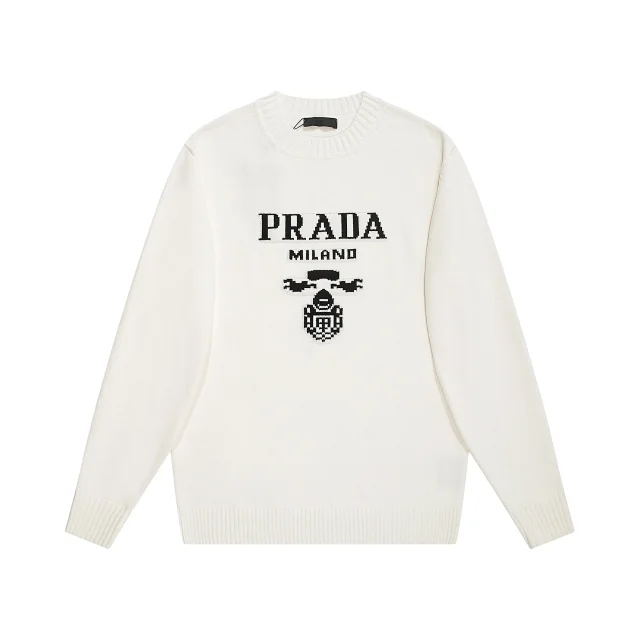 Prada Hoodies & Sweatshirts Crewneck logo sweatshirt product detail image 12
