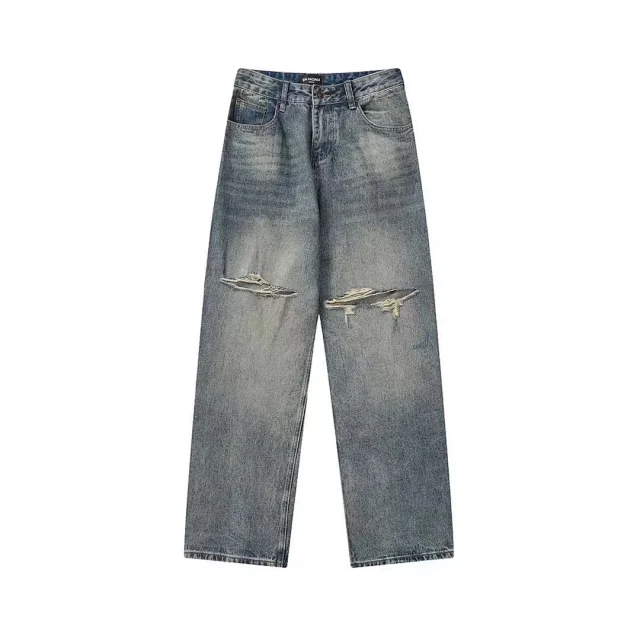 Balenciaga Trousers Logo-print wide-leg product detail image 12