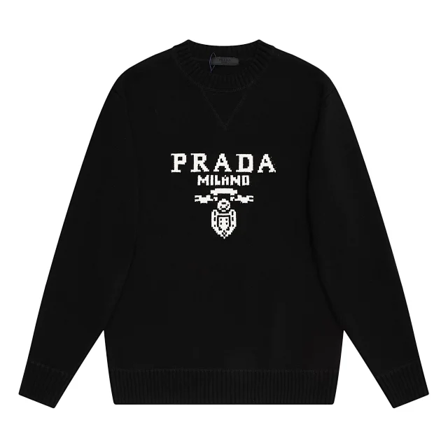 Prada Hoodies & Sweatshirts Crewneck logo sweatshirt product detail image 11