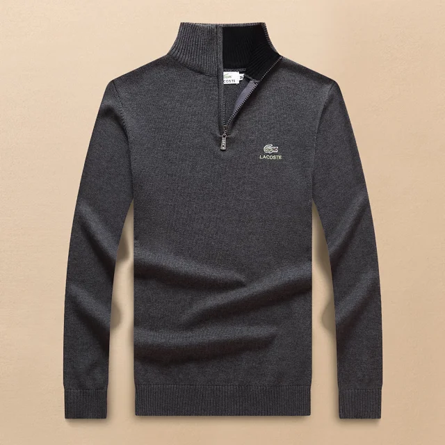 Lacoste Knitwear Crew-Neck Crocodile Logo Knit Sweater product detail image 11