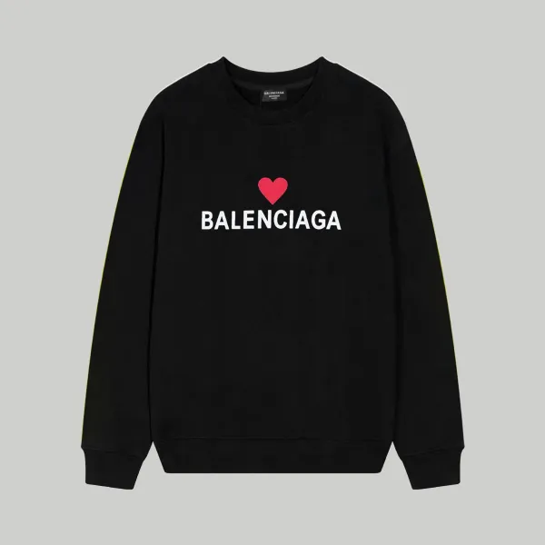 Balenciaga Logo Wave Sweatshirt White - 11