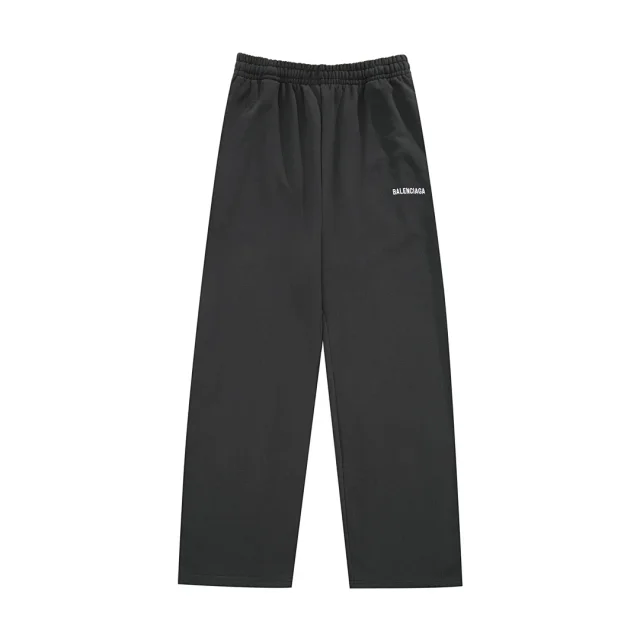 Balenciaga Trousers Logo-print wide-leg product detail image 14