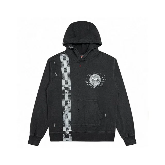 Supreme Hoodies & Sweatshirts Logo Pullover Hoodie with Kangaroo Pocket product detail image 13