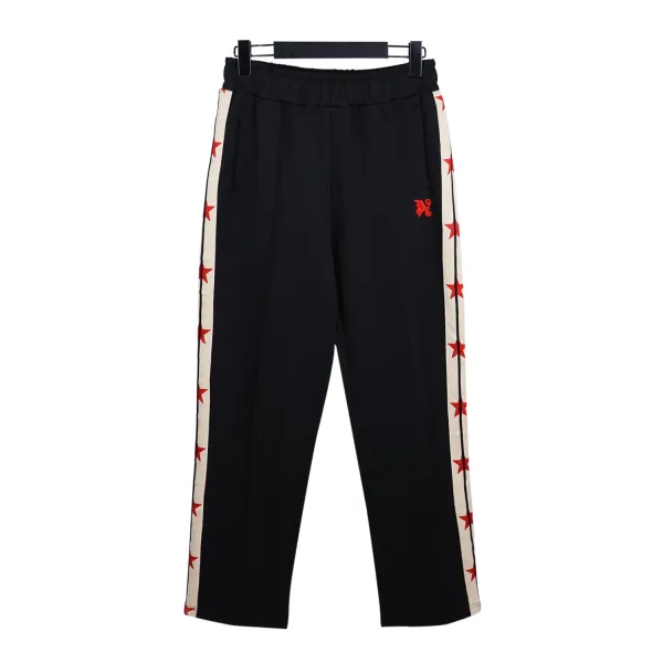 Palm Angels Track Pants Pink with Red Side Stripes Sweatpants - 11