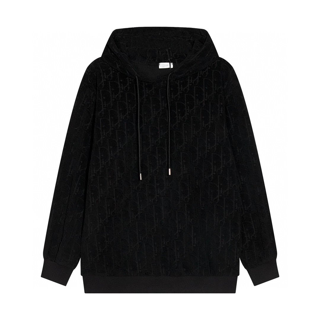 Dior Oblique Jacquard Hoodie Brown - 10