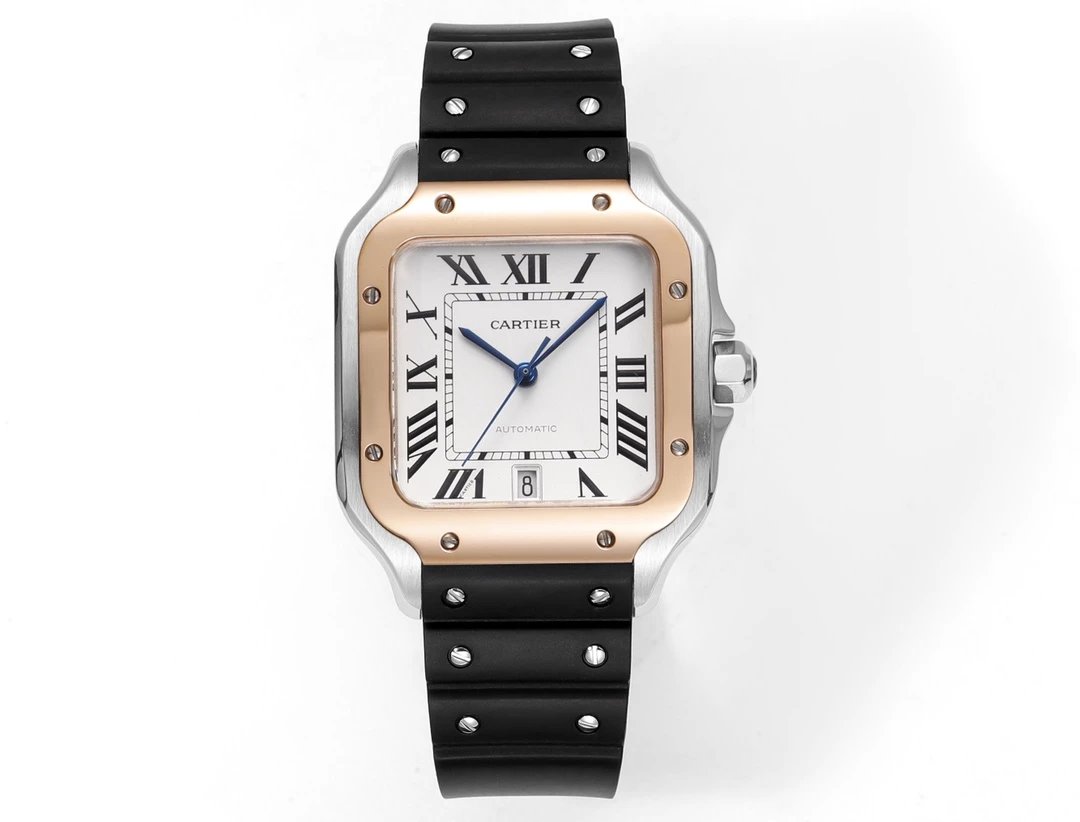 Cartier Santos-Dumont Skeleton Yellow Gold Mechanical Watch - 11