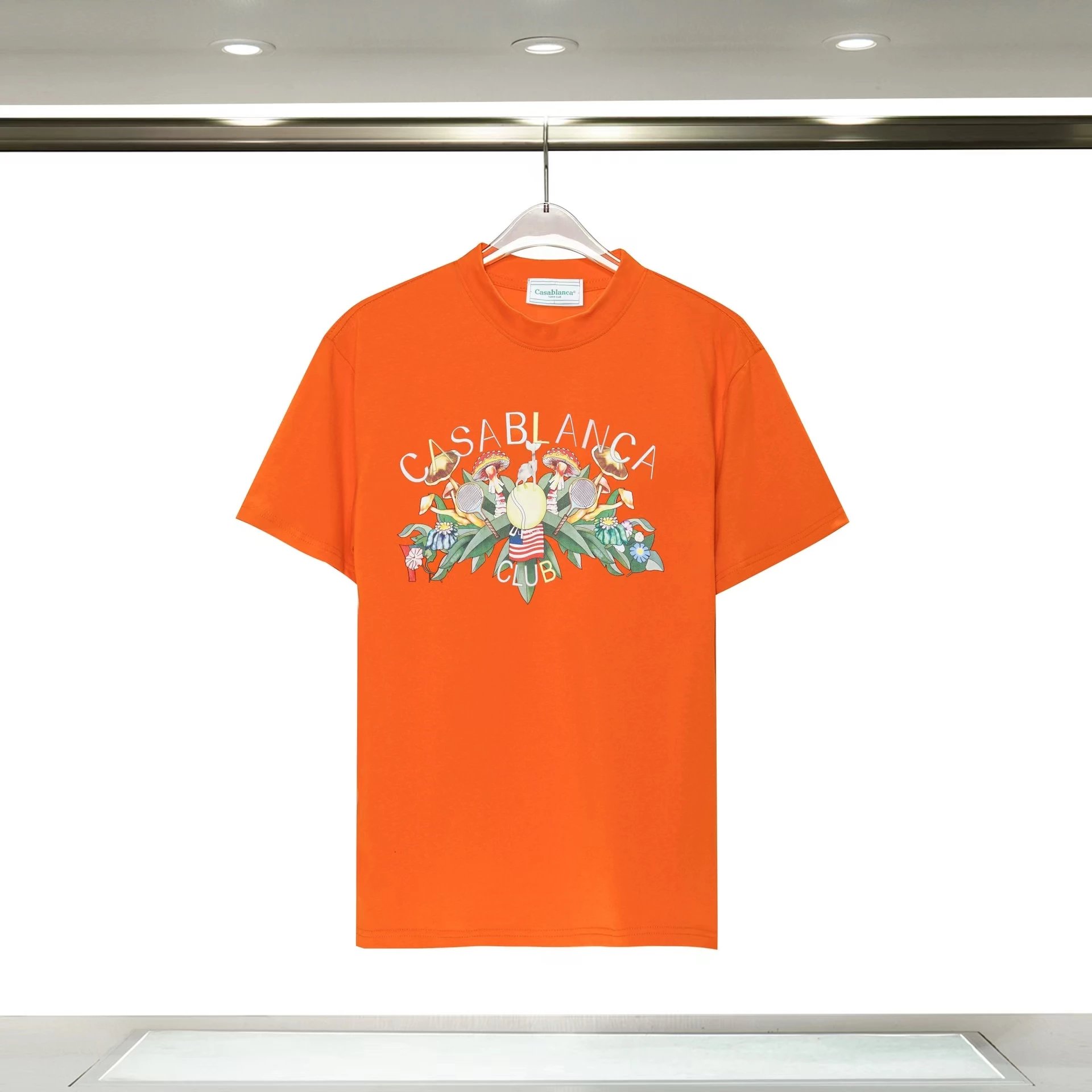 Casablanca T-Shirts Short-Sleeve Graphic T-Shirt — 3