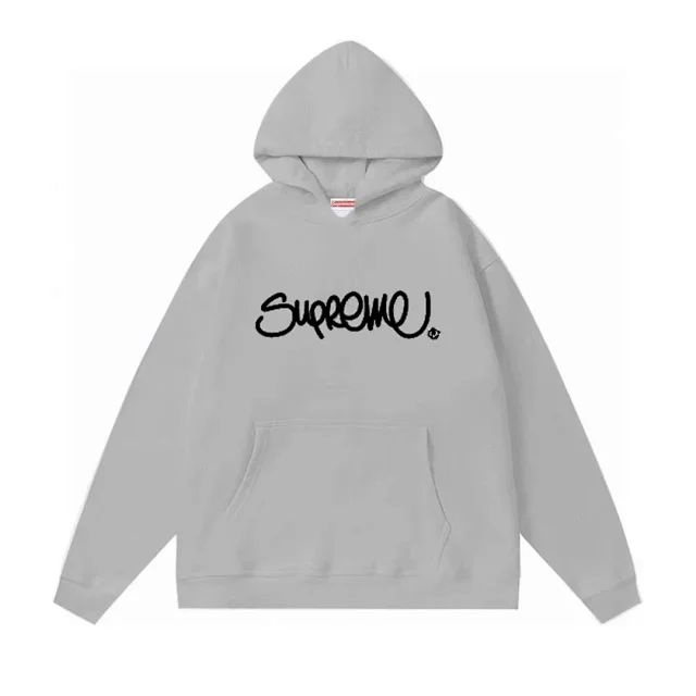 Supreme Hoodies & Sweatshirts Logo Pullover Hoodie with Kangaroo Pocket product detail image 10