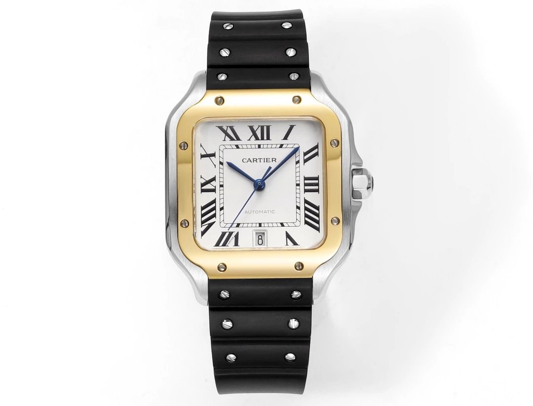 Cartier Santos-Dumont Skeleton Yellow Gold Mechanical Watch - 15