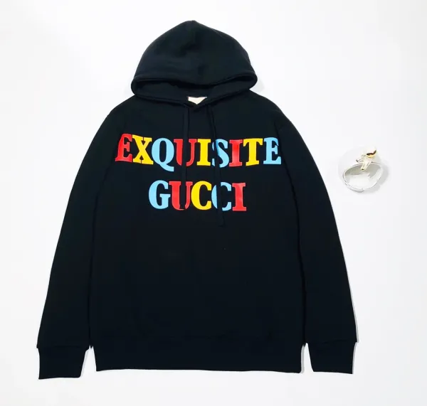 Gucci Rainbow Star GG Hoodie Black - 14