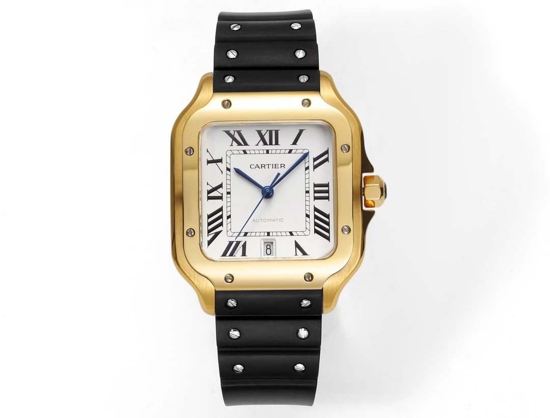 Cartier Santos-Dumont Skeleton Yellow Gold Mechanical Watch - 14