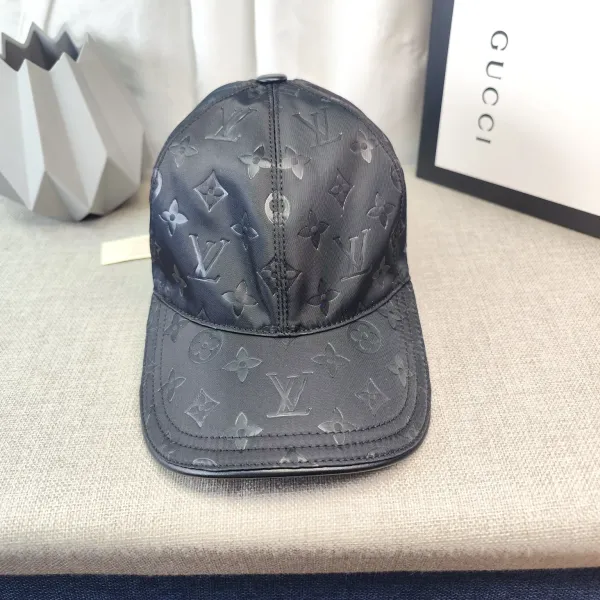 Louis Vuitton LV Logo Suede Baseball Cap Beige - 12