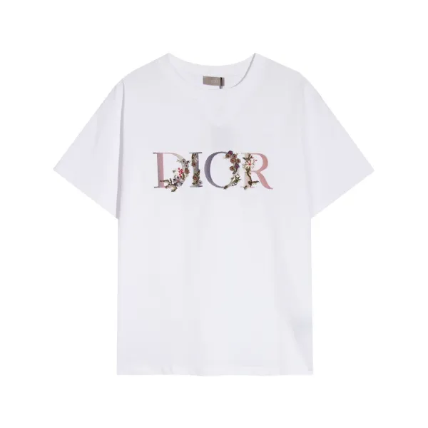 Dior Oblique Logo Print Black T-Shirt - 12