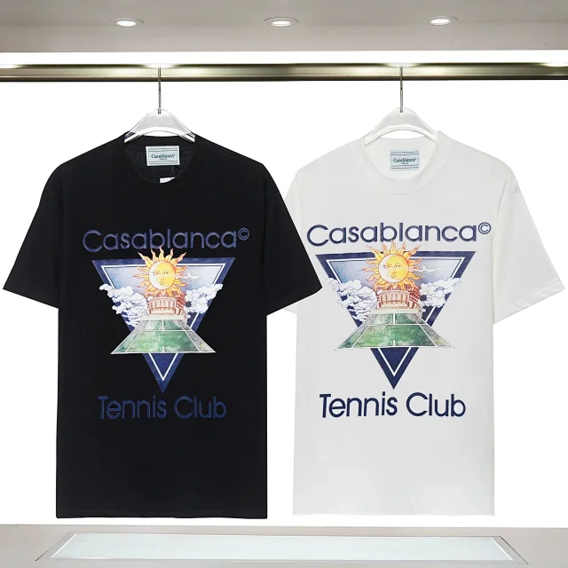 Casablanca T-Shirts Short-Sleeve Graphic T-Shirt product detail image 5