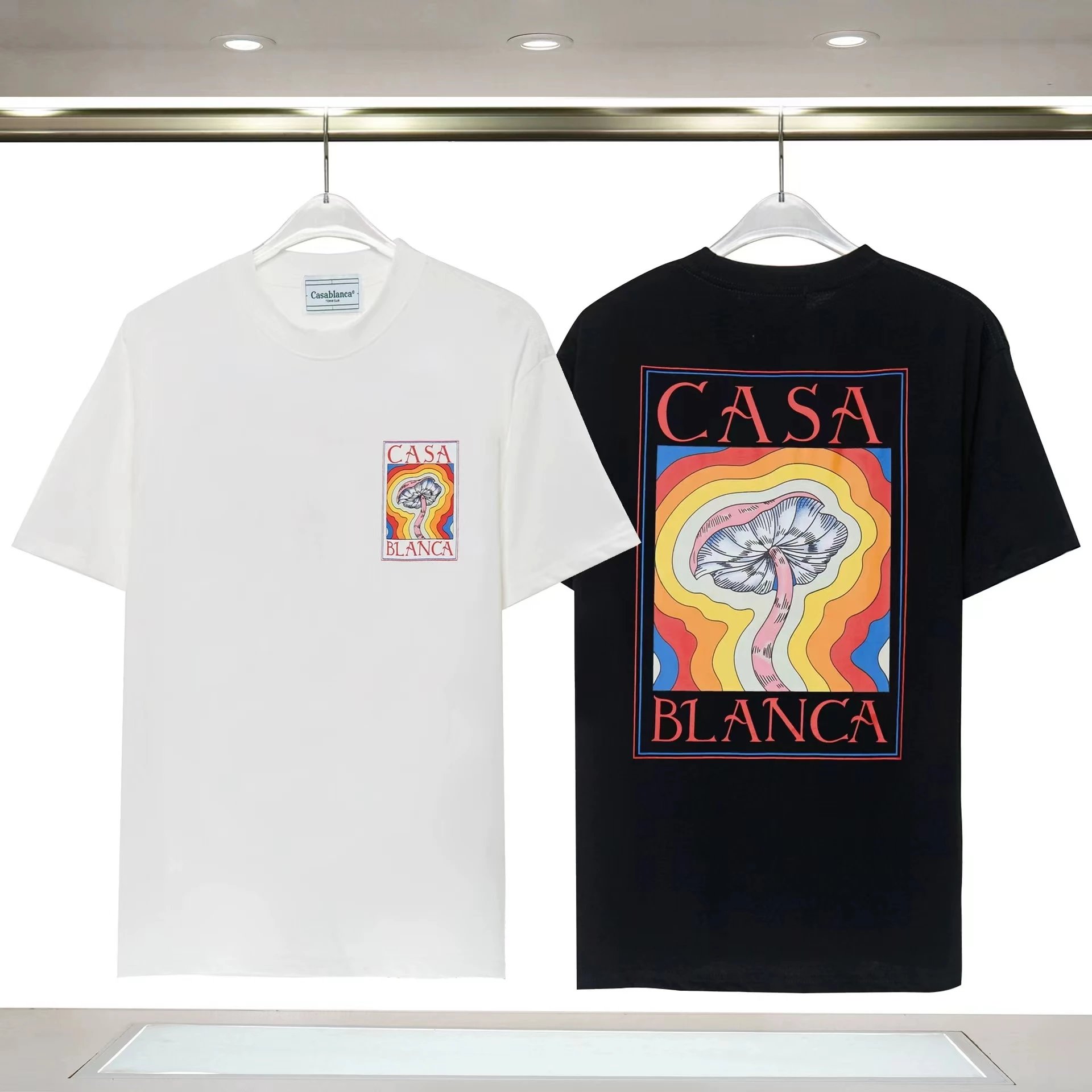 Casablanca T-Shirts Short-Sleeve Graphic T-Shirt image 6