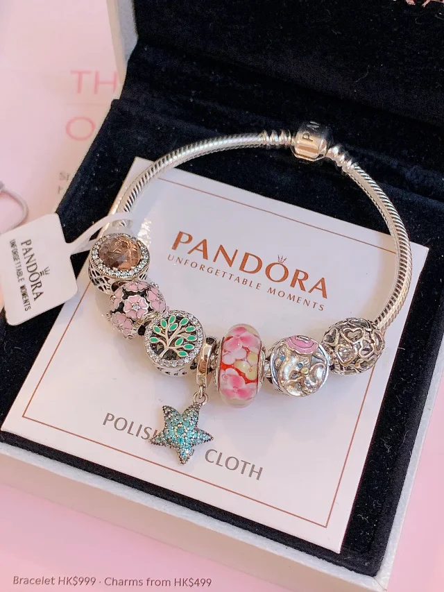 Pandora Jewelry Charm Bracelet with Decorative Beads product detail image 11