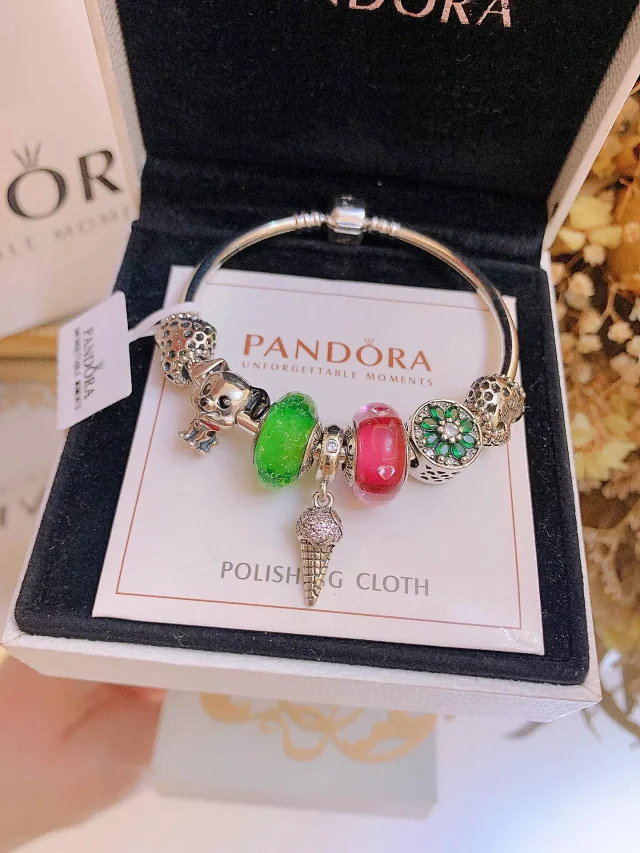 Pandora Jewelry Charm Bracelet with Decorative Beads product detail image 14