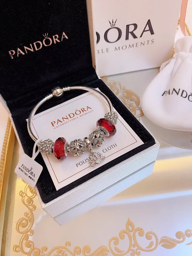 Pandora Jewelry Charm Bracelet with Decorative Beads product detail image 15
