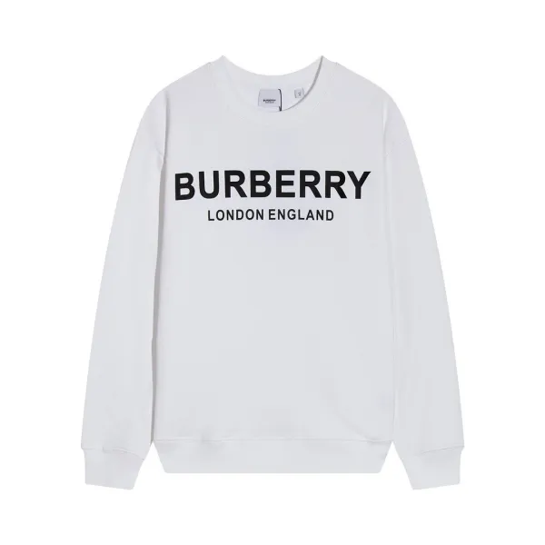 Burberry x Supreme Monogram TB Logo White Hoodie - 10