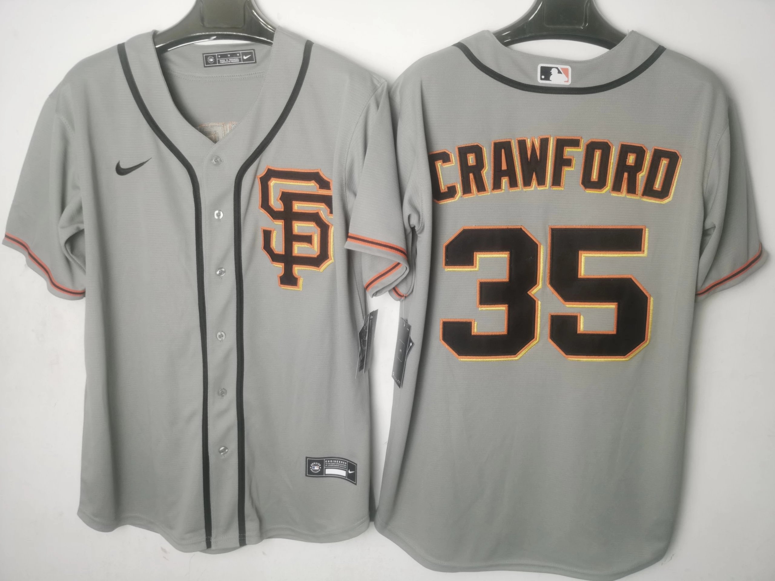 Nike MLB San Francisco Giants Barry Bonds Cream Away Jersey - 15