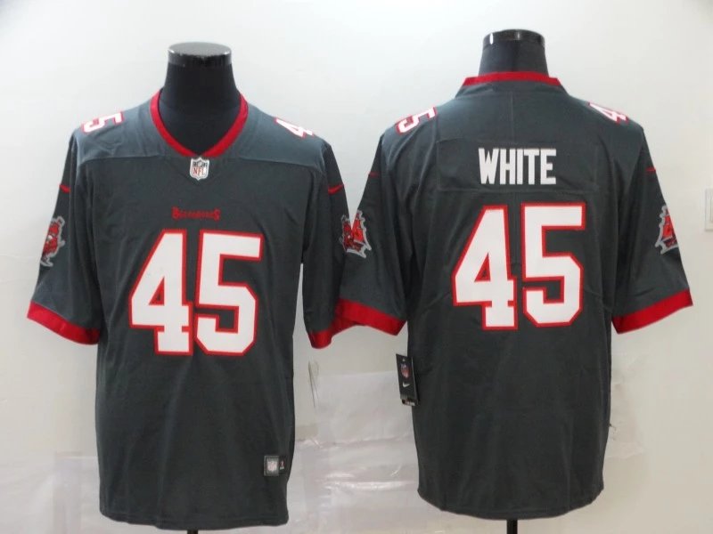 Nike Tampa Bay Buccaneers Tom Brady #12 Gray Alternate Jersey - 13
