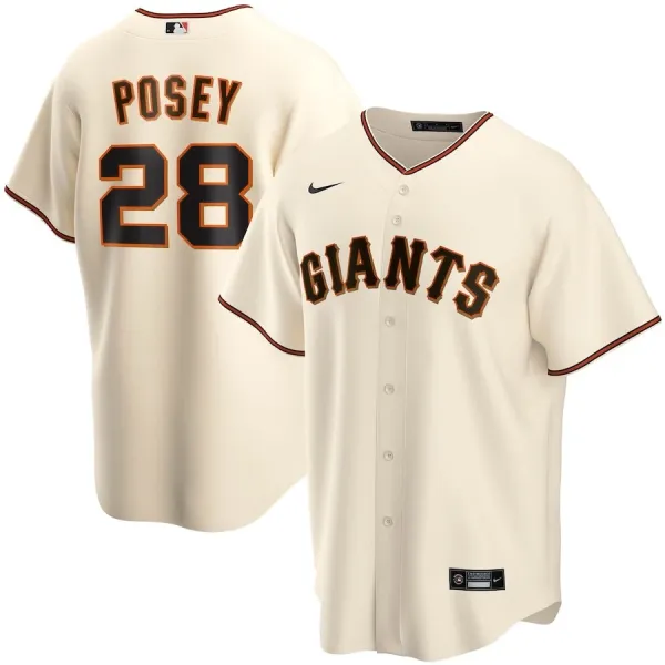Nike MLB San Francisco Giants Barry Bonds Cream Away Jersey - 13