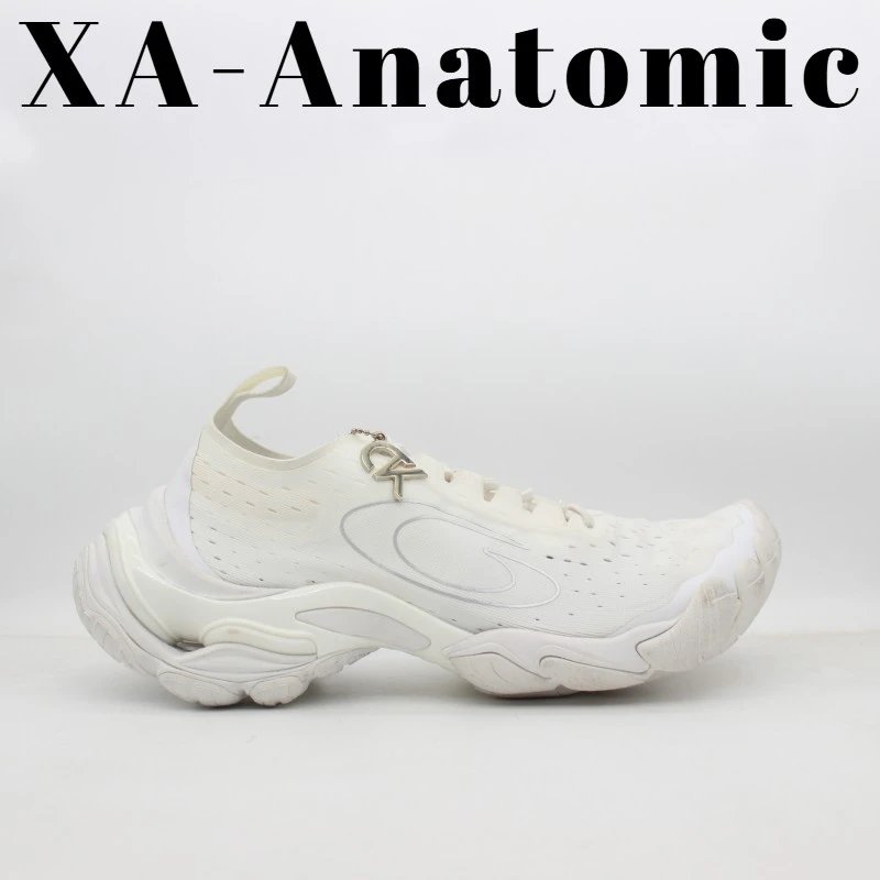XA-Anatomic Sneakers Mesh with chunky sole — white