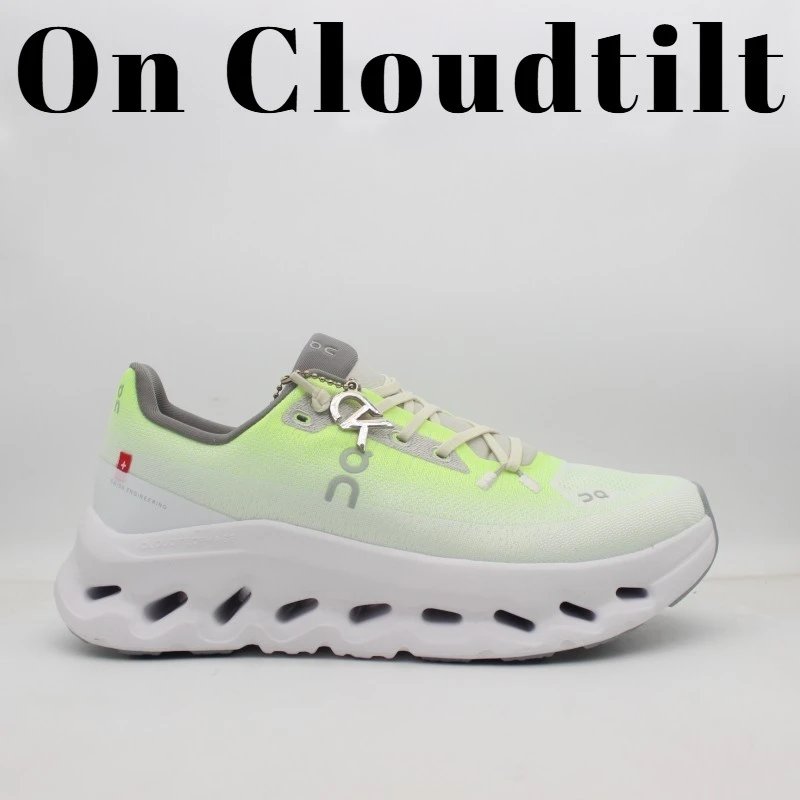 On Sneakers Cloudtilt — White and green