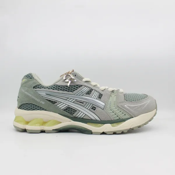 Asics Gel-Kayano 14 Beige Olive Brown Running Shoes - 42
