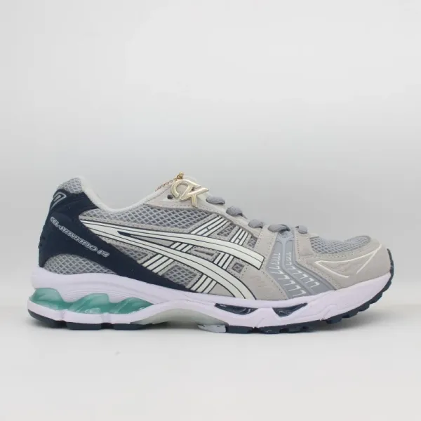 Asics Gel-Kayano 14 Beige Olive Brown Running Shoes - 32