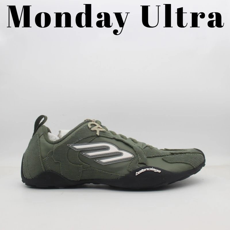 Unbranded Sneakers Low-Top Panelled — army green