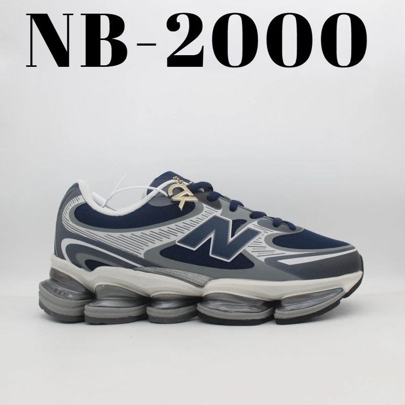 Unbranded Sneakers Mesh sneaker with segmented air-cushion sole — U20001PB