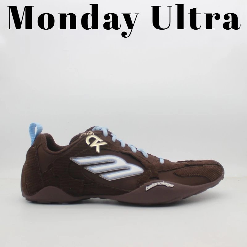 Unbranded Sneakers Low-Top Panelled — Dark brown