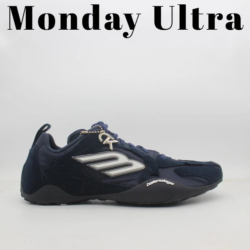 Unbranded Sneakers Low-Top Panelled — Navy blue