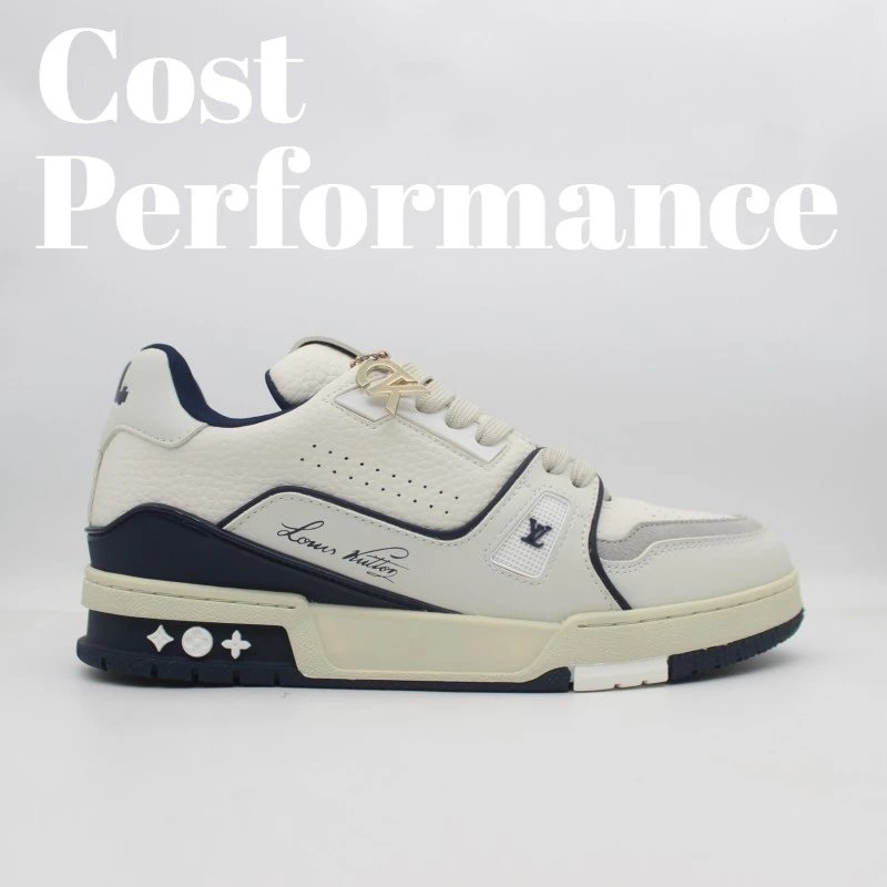 Louis Vuitton Sneakers LV Trainer with Monogram canvas panels — 24
